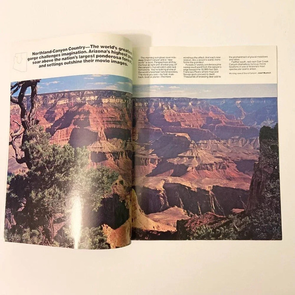 Vintage 1980 Arizona Travel Brochure French and English Pamphlet - Picture 5 of 16